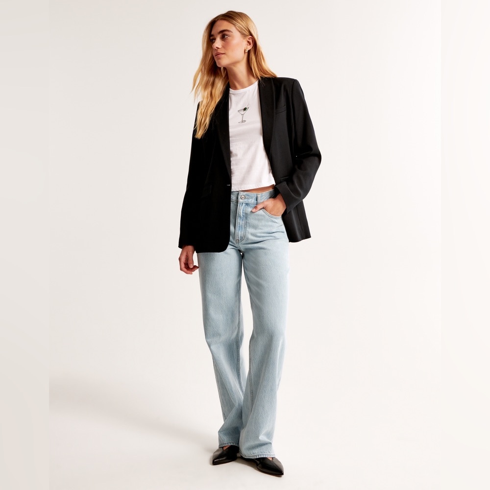 Abercrombie & Fitch High Rise Loose Jean
